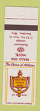 Matchbook Cover - Master Hosts Inns Trails End Motel Sheridan WY