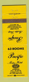 Matchbook Cover - Pacific Motor Hotel Crescent City CA liquor WEAR