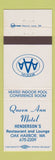 Matchbook Cover - Queen Ann Motel Oak Harbor WA