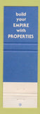 Matchbook Cover - Empire Properties Real Estate Dallas TX