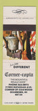 Matchbook Cover - Corner Copia Resale Shop Dearborn MI