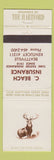 Matchbook Cover - Hartford Insurance C Beach Beattyville KY