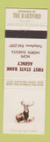 Matchbook Cover - Hartford Insurance 1st State Bank Hope ND