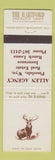 Matchbook Cover - Hartford Insurance Allen Pinedale WY