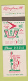 Matchbook Cover - Paradise Inn Motel Effingham IL