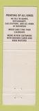 Matchbook Cover - Underwood's Advertising Warren OH WEAR