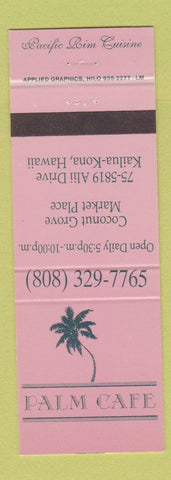 Matchbook Cover - Palm Cafe Kailua Kona Hawaii