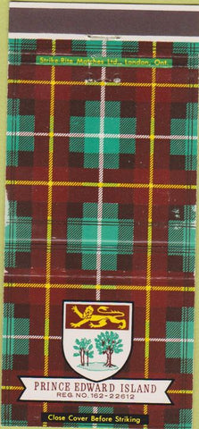 Matchbook Cover - Price Edward Island Canada 30 Strike