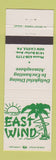 Matchbook Cover - East Wind New Castle PA