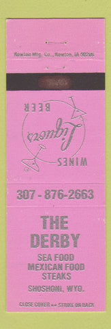Matchbook Cover - The Derby Shoshoni WY Mexican Food
