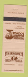 Matchbook Cover - Fun Hog Ranch Bar Grill Silverthorne Colorado