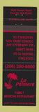 Matchbook Cover - La Palmera Mexican Restaurant Everett WA