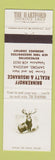 Matchbook Cover - Hartford Insurance Brinkerhoff Safford AZ