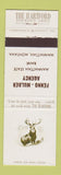 Matchbook Cover - Hartford Insurance Fenno Mulder Manhattan MT