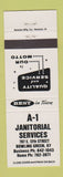 Matchbook Cover - A1 Janitorial Service Bowling Green KY WHITE