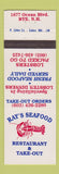 Matchbook Cover - Ray's Seafood Rye NH