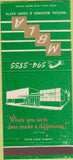 Matchbook Cover - Mutual Building Loan Assoc Weatherford TX 30 Strike