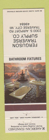 Matchbook Cover - American Standard Bathroom Fixtures Traverse City MI Ferguson
