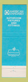 Matchbook Cover - American Standard Bathroom Fixtures Traverse City MI Ferguson