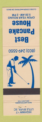 Matchbook Cover - Best Pancake House Little River SC