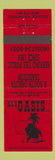 Matchbook Cover - Al's Oasis Chamberlain SD