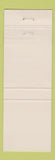 Matchbook Cover - Village Inn Restaurant Americus GA BLUE