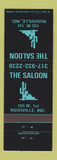 Matchbook Cover - The Saloon Rushville IN