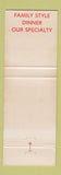 Matchbook Cover - Chiam Restaurant Chinese Parma Heights OH