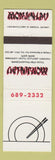 Matchbook Cover - Mon Jin Lau Chinese Restaurant Troy MI