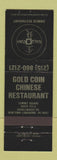 Matchbook Cover - Gold Coin Chinese Restaurant Langhorne PA