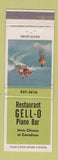 Matchbook Cover - Restaurant Gell O Piano Bar Chinese Canada