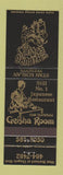 Matchbook Cover - Ginzburg Fongs Chinese Restaurant Woodmere OH