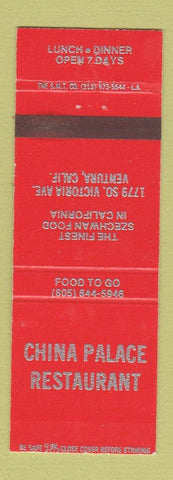 Matchbook Cover - China Palace Restaurant Chinese Ventura CA