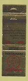 Matchbook Cover - Ming Wong Chinese Restaurant Quebec QC