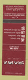 Matchbook Cover - Restaurant Ming Wong Quebec QC