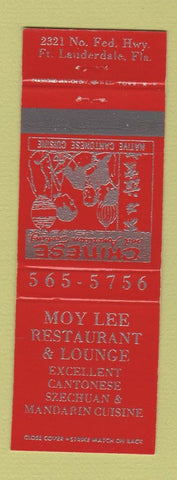 Matchbook Cover - Moy Lee Chinese Restaurant Fort Lauderdale FL