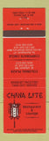 Matchbook Cover - China Lite Chinese South Burlington VT West Lebanon NH
