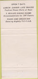 Matchbook Cover - The Arc Glenview IL 30 Strike