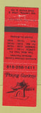 Matchbook Cover - Peking Gardens Chinese Restaurant East Alton IL WEAR