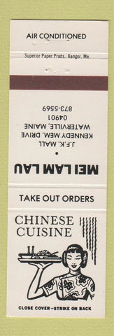 Matchbook Cover - Mei Lam Lau Chinese Restaurant Waterville ME