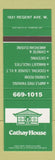 Matchbook Cover - Cathay House Chinese Restaurant SAMPLE