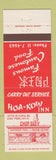 Matchbook Cover - Koa Kow Chinese Restaurant Oak Park MI