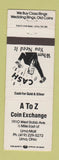 Matchbook Cover - A to Z Coin Exchange Lima OH