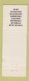 Matchbook Cover - A to Z Coin Exchange Lima OH