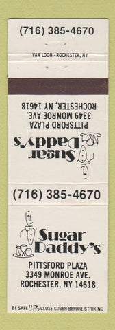 Matchbook Cover - Sugar Daddy's Rochester NY