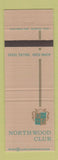 Matchbook Cover - Northwood Club Dallas TX
