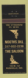 Matchbook Cover - The Saloon Rushville IN