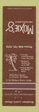 Matchbook Cover - Moxie's Restaurant La Crosse WI