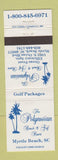 Matchbook Cover - Polynesian Beach Golf Resort Myrtle Beach SC