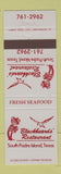 Matchbook Cover - Blackbeard's Restaurant South Padre Island TX